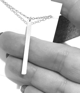 Necklace | Sterling Silver Bar