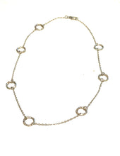 Load image into Gallery viewer, Necklace | Silver Circle Link Long or Short
