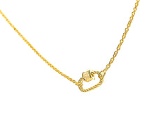 Load image into Gallery viewer, Necklace | Mini Gold CZ Carabiner
