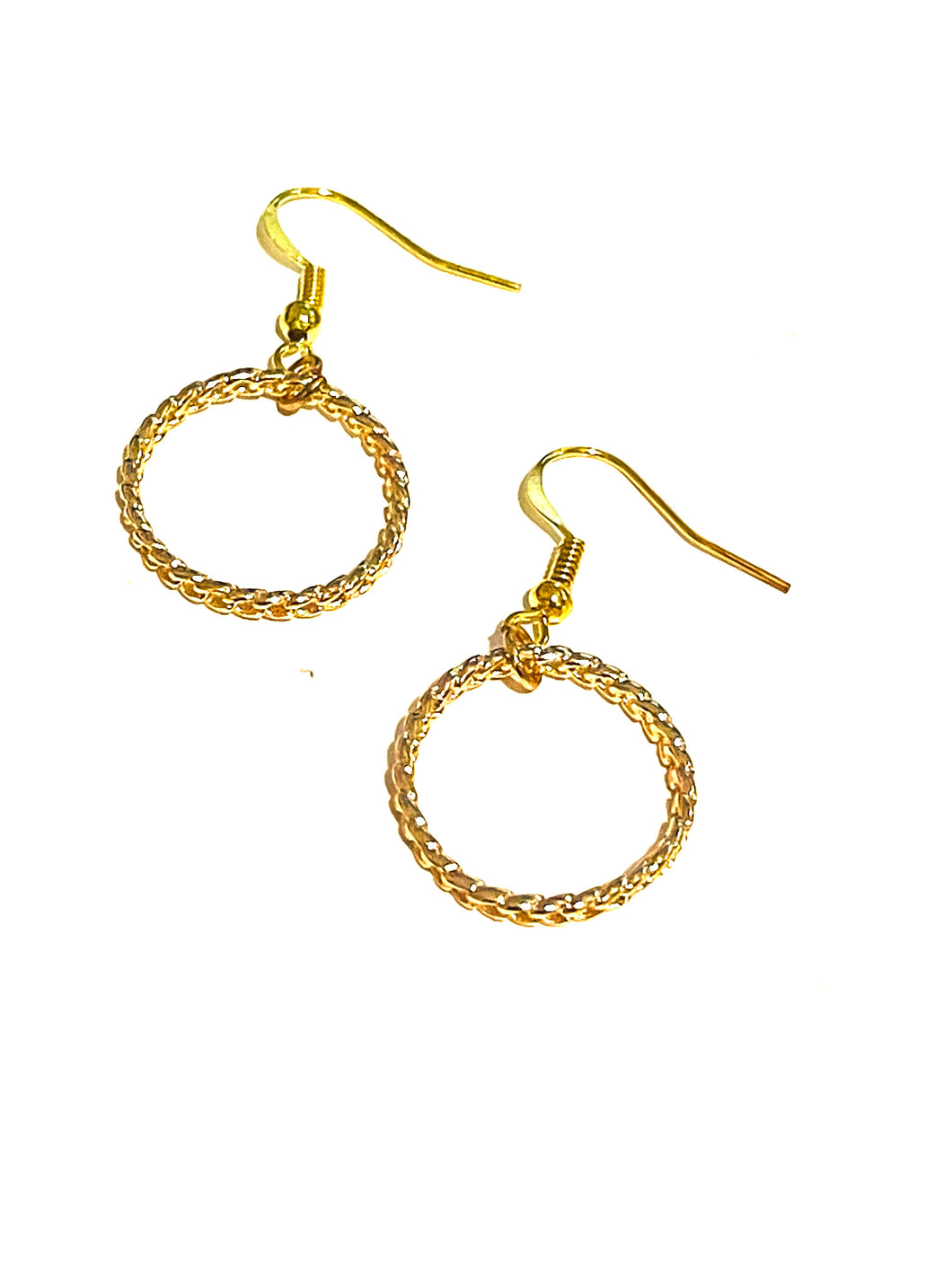 Earrings | Gold Rope Rings