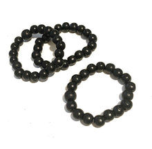 Load image into Gallery viewer, Bracelet | Black Wood Bead Stretch
