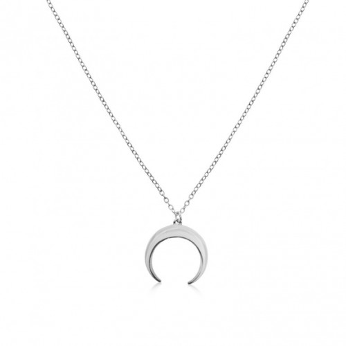 Necklace | Silver Crescent Moon