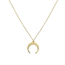 Load image into Gallery viewer, Necklace | Silver Crescent Moon
