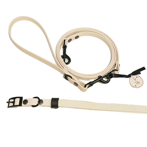 Classic Collection | SET of Collar + Leash | THIN BLACK