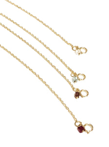 Anklet | Gold with Birthstone