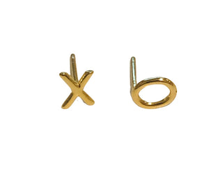Earrings | Gold X O Studs