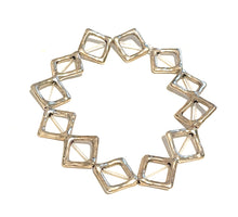 Load image into Gallery viewer, Bracelet | Silver Square Stretch
