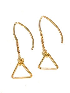 Earrings | Triangle Threaders