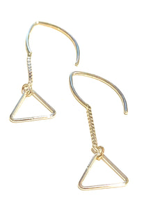 Earrings | Triangle Threaders