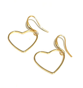 Earrings | Large Heart Silhouettes