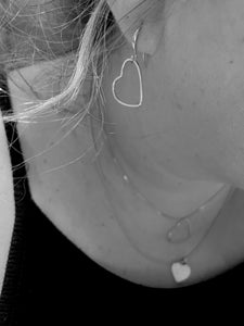 Earrings | Large Heart Silhouettes