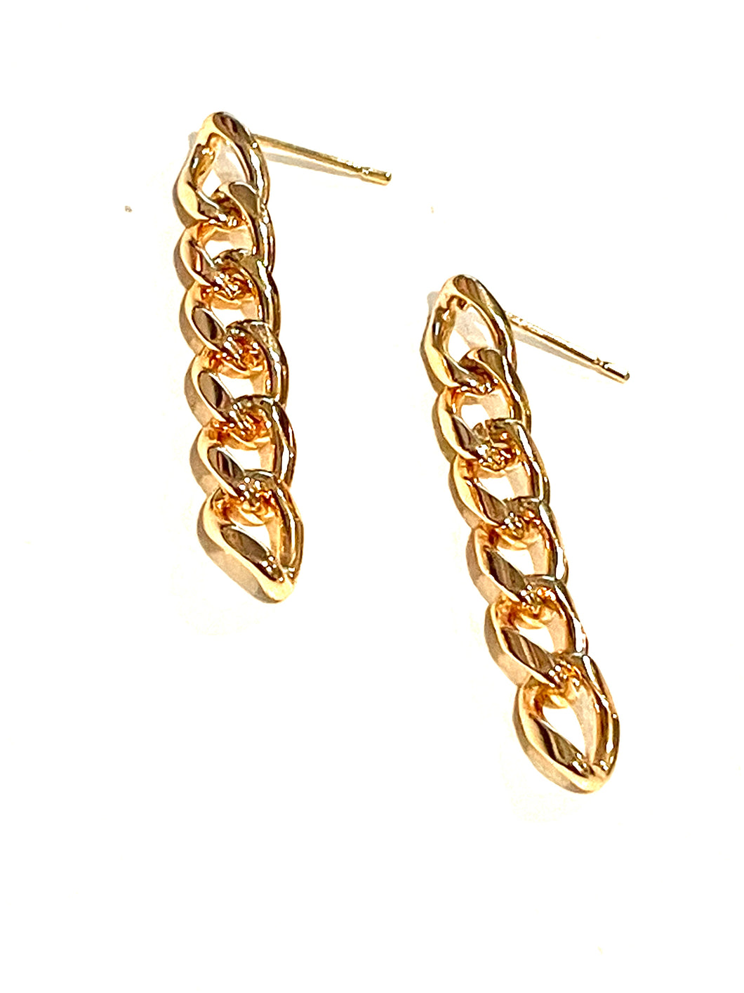 Earrings | Gold Rope Chain