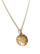 Load image into Gallery viewer, Necklace | Starburst Gold Coin
