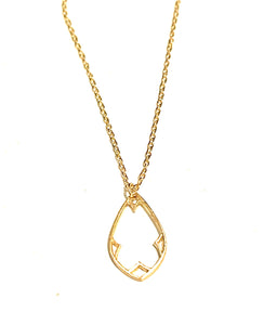 Necklace | Gold Filigree Silhouette