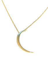 Load image into Gallery viewer, Necklace | Gold Moon Spike
