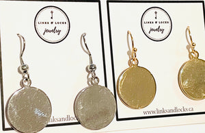 BFF Earring Set of 2 - Gold + Silver Disc Earrings