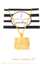 Load image into Gallery viewer, Necklace | Square Nest Pendant
