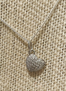 Necklace | Silver Heart CZ