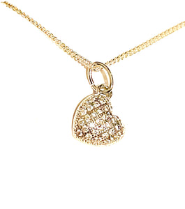 Necklace | Silver Heart CZ