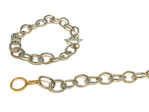 Bracelet | Silver + Gold Link
