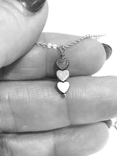 Load image into Gallery viewer, Necklace | Triple Stacked Heart
