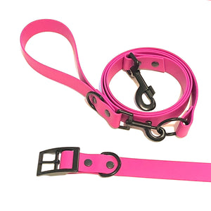 Berry Collection | Set of Collar + Leash | Purple, Wine, Berry, Hot Pink