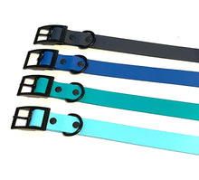 Load image into Gallery viewer, Ocean Collection | Buckle Waterproof Collar | Sky Blue, Teal, Royal Blue, Navy
