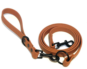 Woodland Collection | Set of Collar + Leash | CHOCOLATE 3/4"