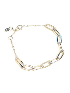 Bracelet | Silver Paperclip Links