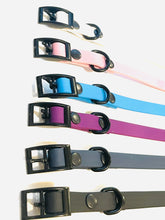 Load image into Gallery viewer, Classic Collection | Waterproof Collar | THIN BLACK Leash
