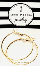 Load image into Gallery viewer, Earrings | Classic Gold Hoop
