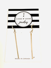 Load image into Gallery viewer, Earrings | Silver Bar
