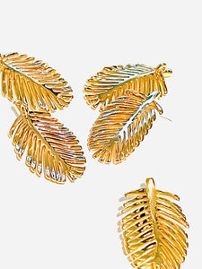 Earrings | Gold Leaf