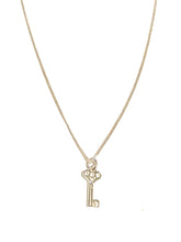 Load image into Gallery viewer, Necklace | Silver Skeleton Key

