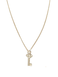 Necklace | Silver Skeleton Key