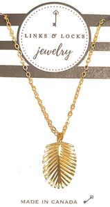 Necklace | Gold Leaf