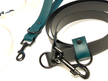 Load image into Gallery viewer, Set Crossbody Handsfree Leash WITH extra leash + traffic handle for Multiple Dogs
