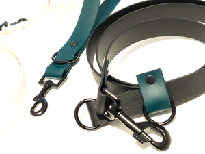 Set Crossbody Handsfree Leash WITH extra leash + traffic handle for Multiple Dogs