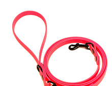 Load image into Gallery viewer, Neon Collection | Thin NEON Waterproof Leash | Neon Yellow, Green, Pink, Orange
