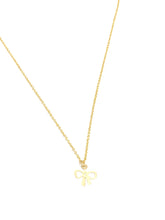 Load image into Gallery viewer, Necklace | Tiny GOLD Ribbon
