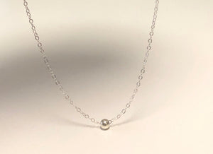 Necklace | Simple Silver Ball