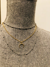 Load image into Gallery viewer, Necklace | Half Caste Moon Necklace (Tori Spellings actual necklace)
