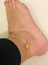 Load image into Gallery viewer, Anklet | Gold with Birthstone
