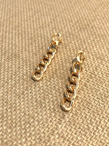 Earrings | Gold Rope Chain