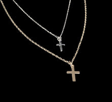 Load image into Gallery viewer, Necklace | Mini Silver Cross
