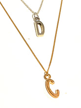 Load image into Gallery viewer, Necklace | Gold Letter Charm
