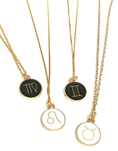 Load image into Gallery viewer, Necklace | Gold Enamel Zodiac

