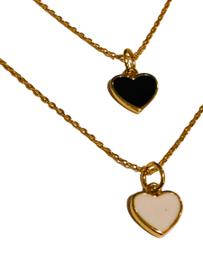 Necklace | Enamel Heart Charm