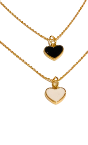 Necklace | Enamel Heart Charm