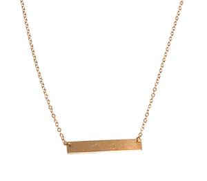 Necklace | Silver Nameplate